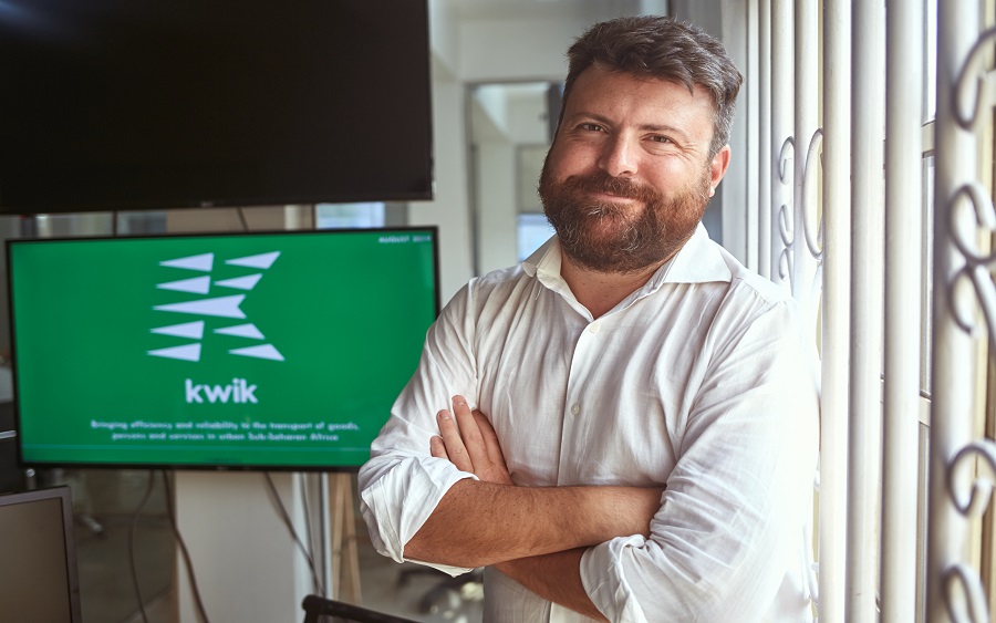 Romain Poirot-Lellig Co-founder and CEO of Kwik Delivery 